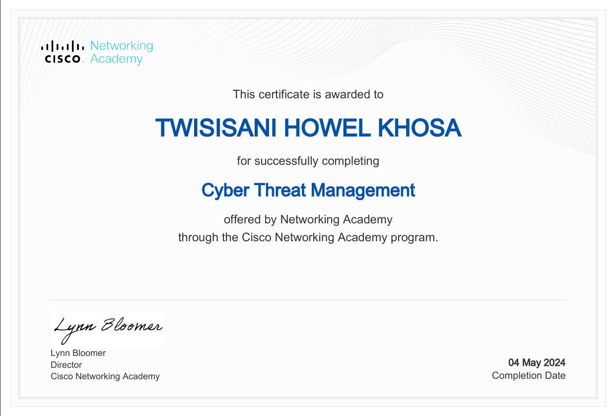 Cyber Threat Management