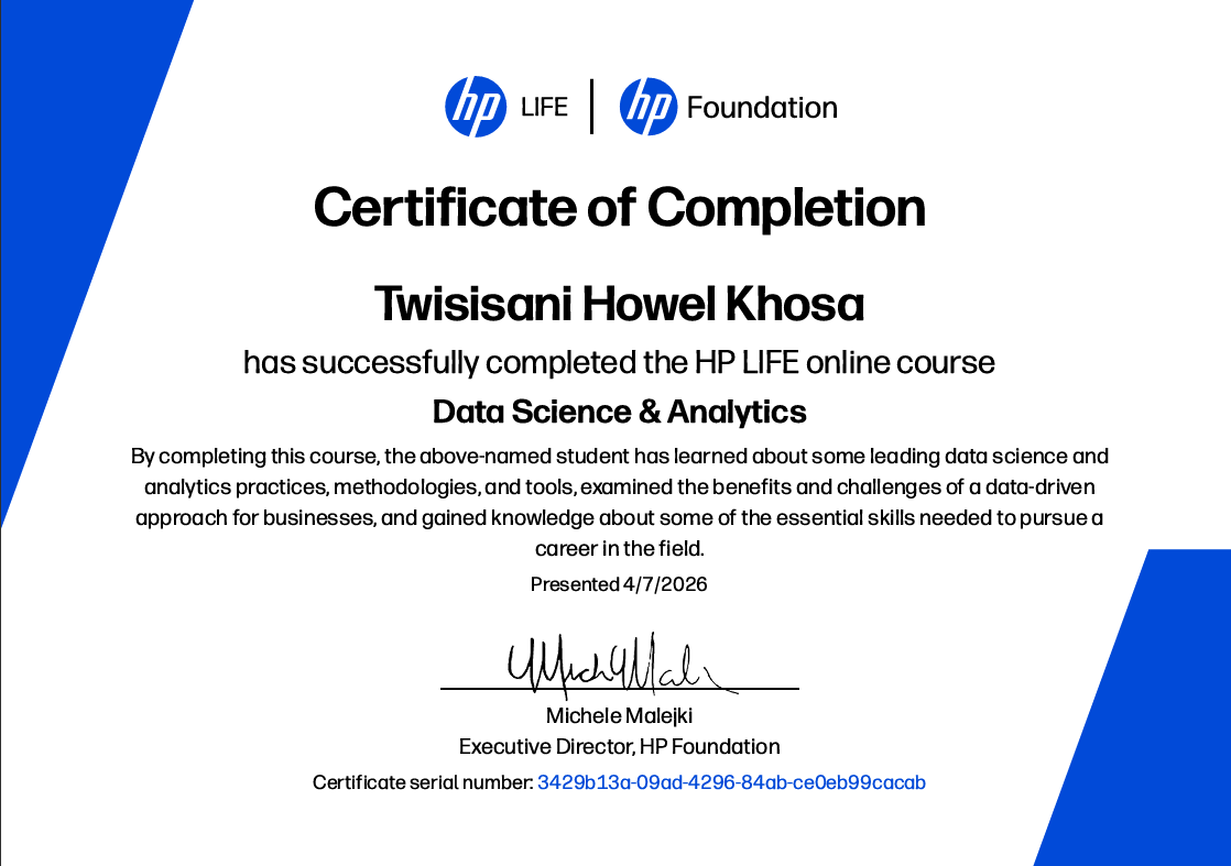 Data Science & Analytics